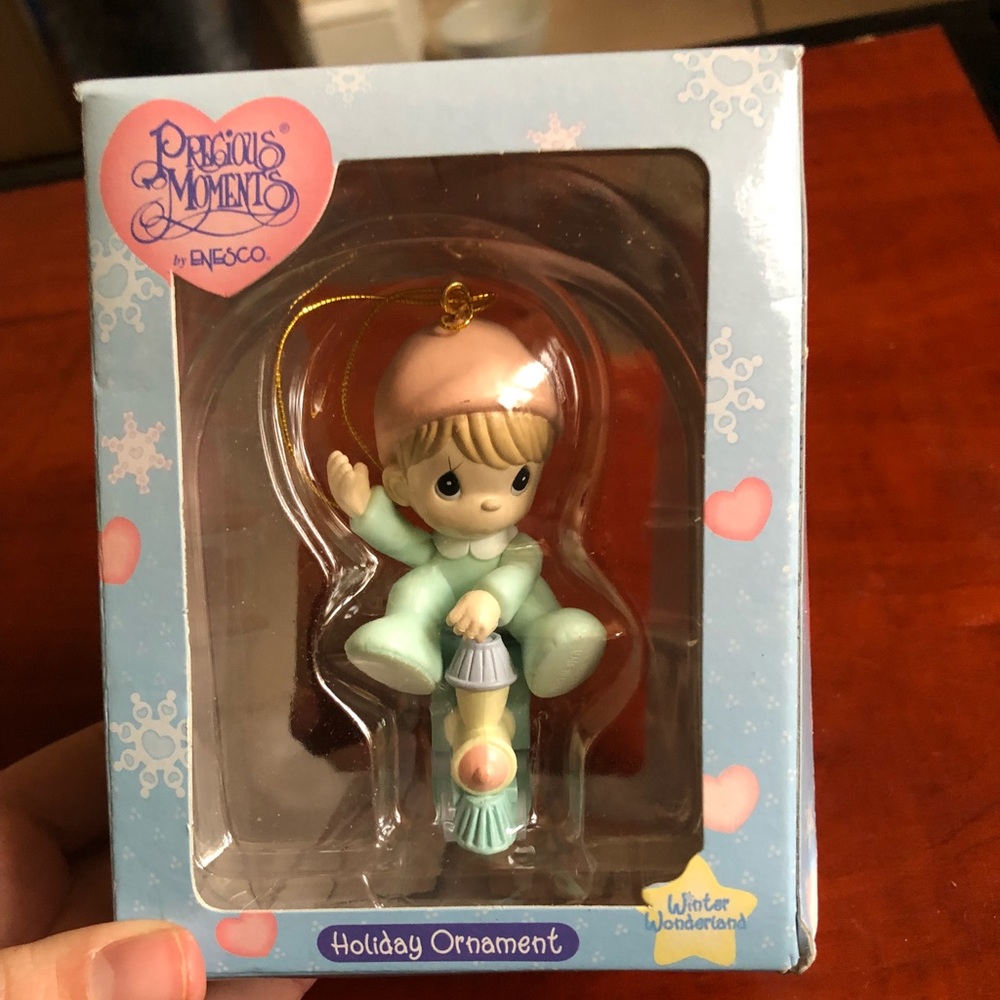 Precious Moments holiday ornament